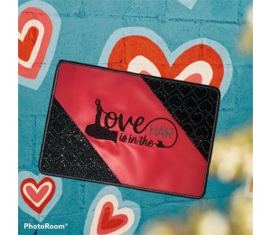 Stickdatei ITH - LOVE is in the HAIR - Tasche & MugRug & Anhänger